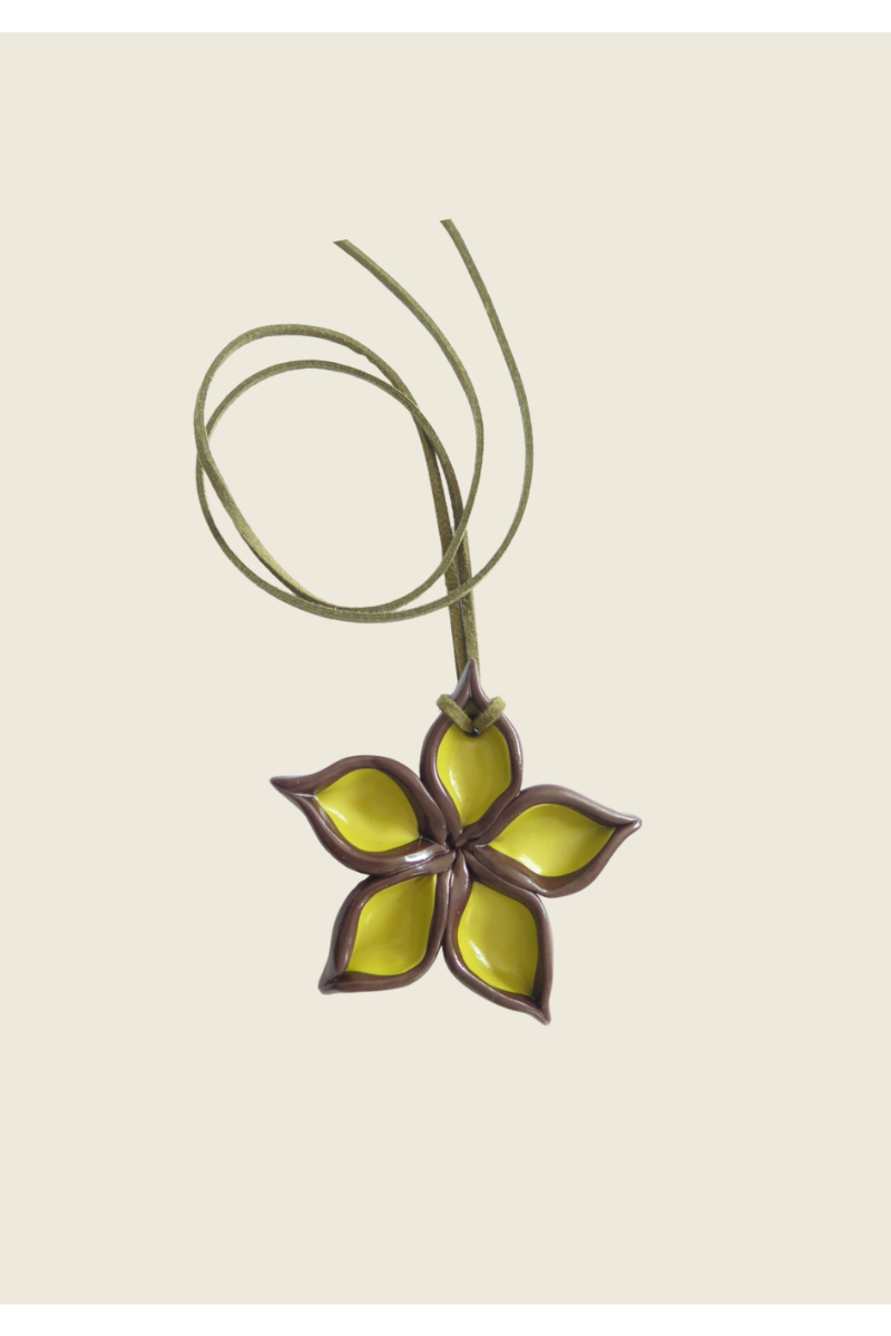 FLOR BICOLOR NECKLACE