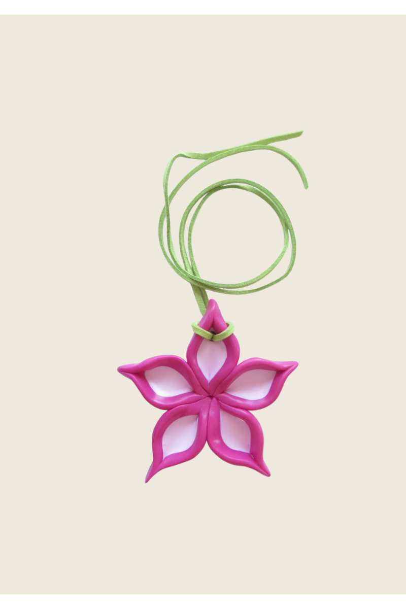 FLOR BICOLOR NECKLACE
