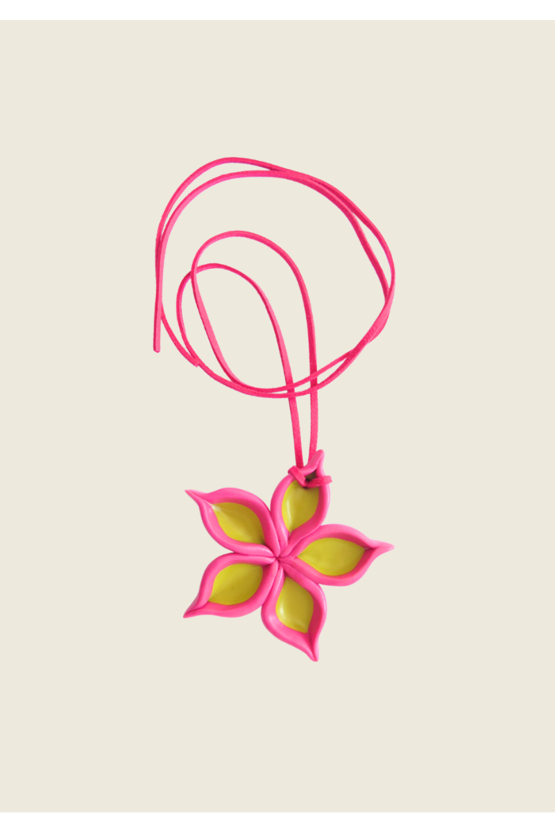 FLOR BICOLOR NECKLACE