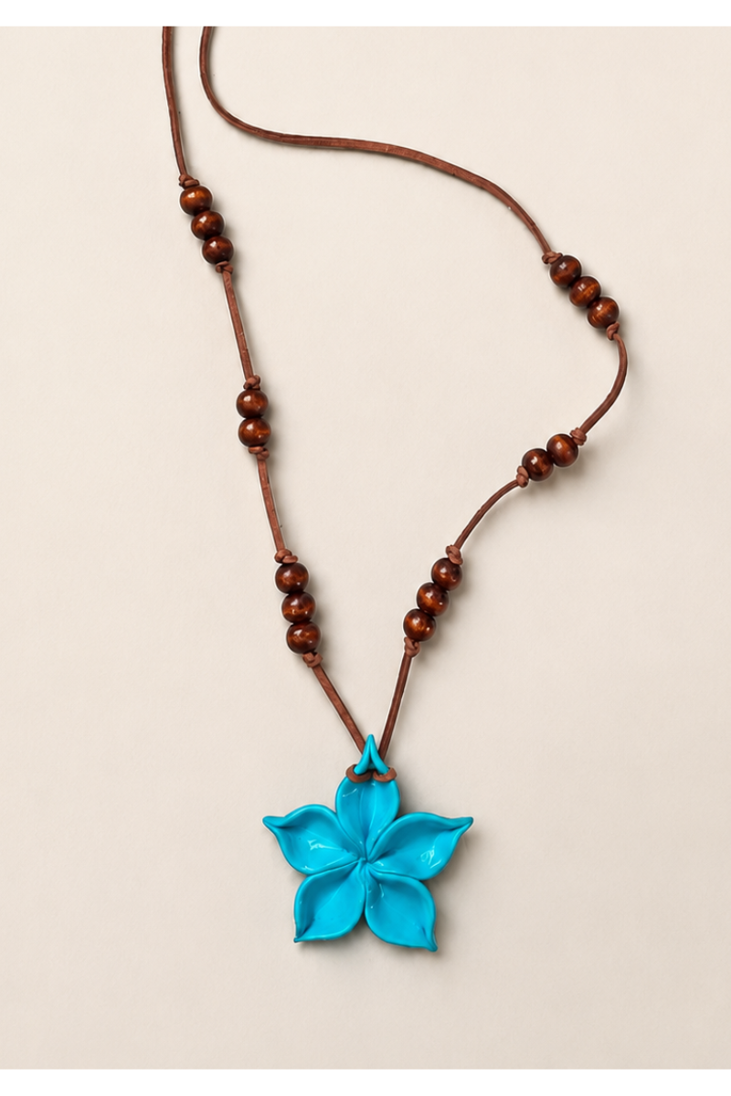 FLOR Y MADERA NECKLACE