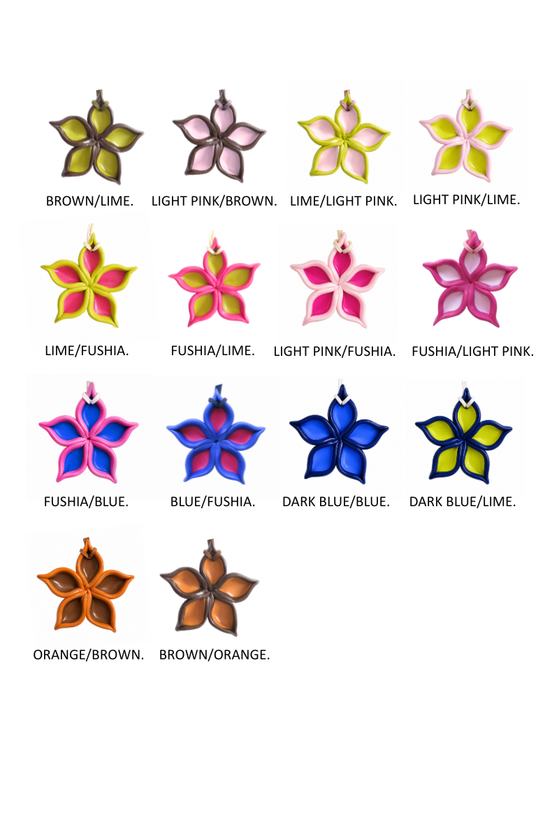 FLOR BICOLOR NECKLACE